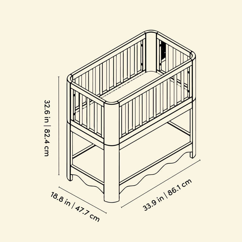 Casablanca 3-in-1 Convertible Bassinet, Driftwood