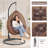 Chaviano Outdoor/Indoor Wicker Egg Chair with C-Stand, Teardrop Swing Chair with UV-Resistant Cushion for Patio, Garden & Porch-68934576