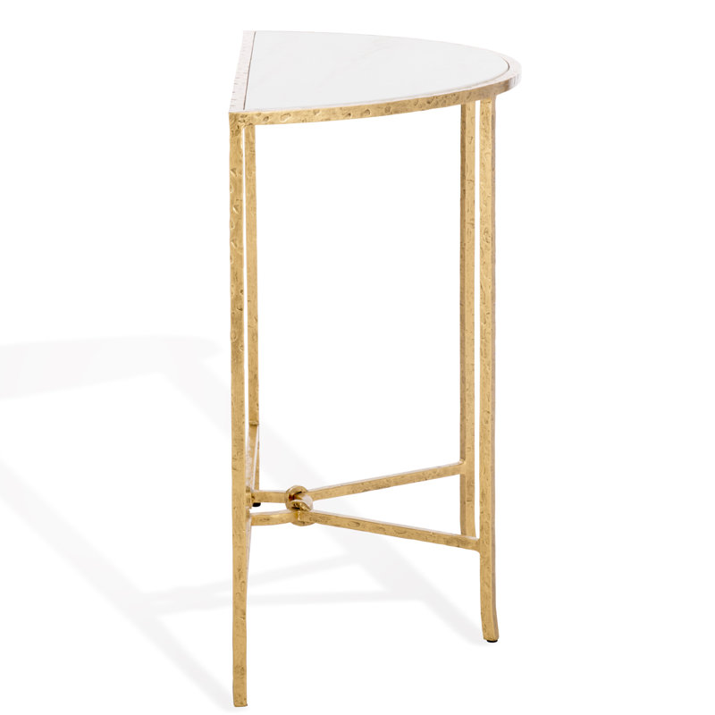 Markley Forged Metal Half Moon Console Table
