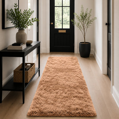 Luxury Plush Shaggy Area Rug & Runner, Soft Deep-Pile Non-Slip Living Room Carpet