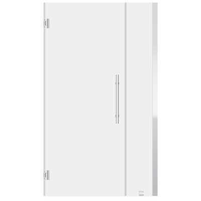 Ultra-E 31'' W x 72'' H Hinged Frameless Shower Door with Clear Glass