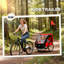 Remorque pour enfants 2 places, rouge