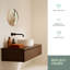Mood Premium Round Bathroom Mirror Framed Wall Mounted, Circle Frame Modern & Stylish-31069186-31069191