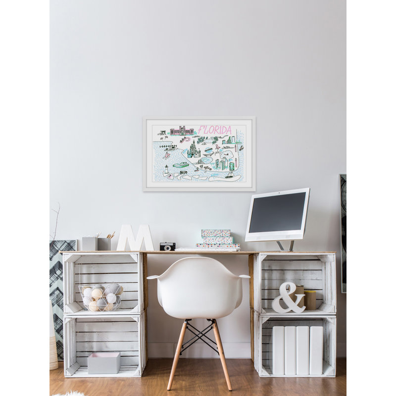 Florida Isles - Single Picture Frame Painting, 61cm H x 91cm W