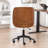 Andretta Faux Leather Upholstered Armless Office Chair-732456757