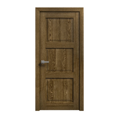 Interior Solid French Door | Ego 5010 | Single Regular Panel Frame Handle | Bathroom Bedroom Modern Doors