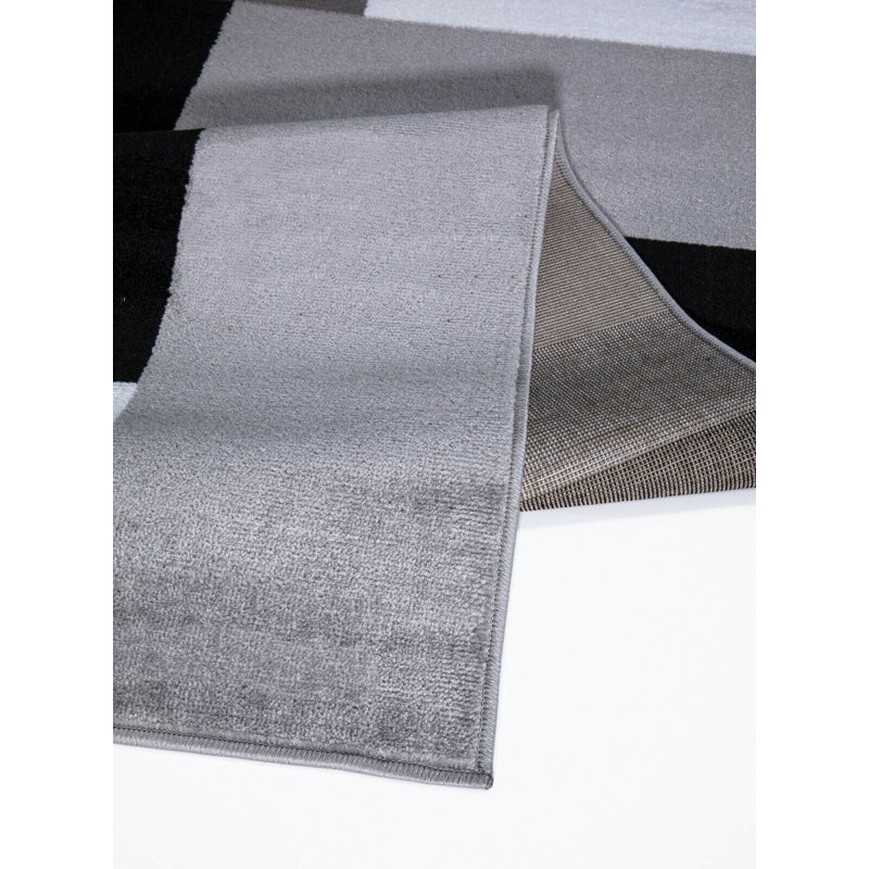 Resnick Geometric Area Rug, Rectangle 60 x 110cm