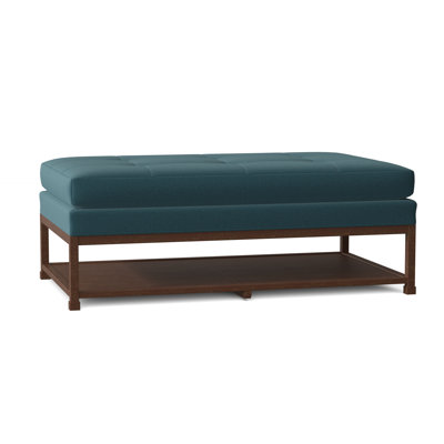 Libby Langdon 52.5"" Wide Tufted Rectangle Cocktail Ottoman with Storage -  Fairfield Chair, 6602-52_8789 91_Walnut