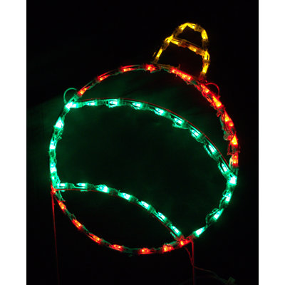 Small Ornament Christmas Holiday Lighted Display