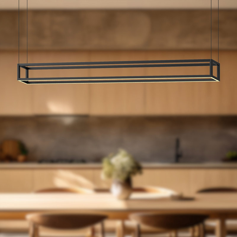 Plaza 1 - Light LED Pendant, Black