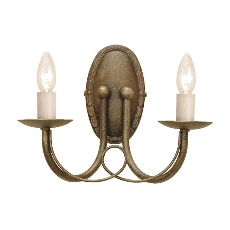 Cline Candle Wall Light, Gold