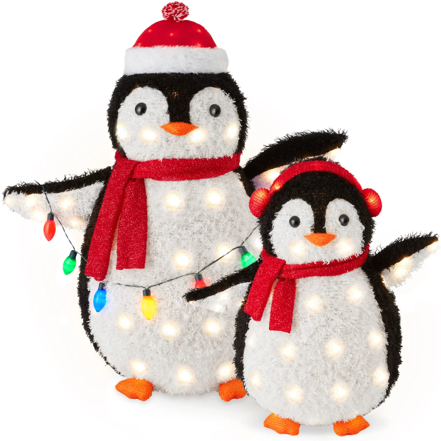 The Holiday Aisle® 2 Piece Penguin Family Lighted Display Set