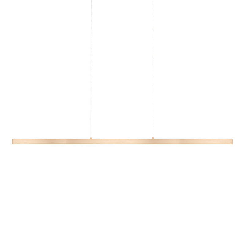 Vega 1 - Light LED Pendant, 122.5" H x 56" W x 1.5" D, White