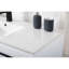 Elegant Lighting Gerard 48 in Single Basin Vanity with Cabinet and Resin Vanity Top (White)