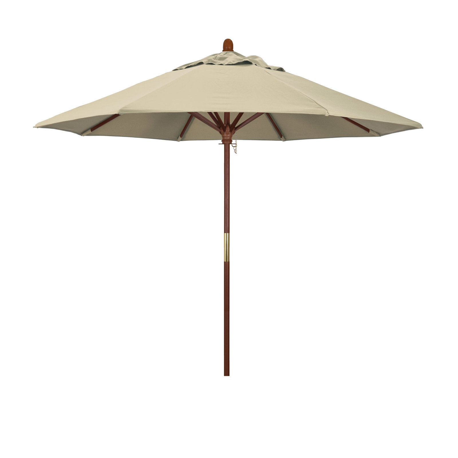 Manford 108'' Sunbrella® Outdoor Umbrella, Antique Beige Sunbrella® Canvas