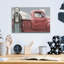 «Vintage Truck 1» par James Wiens, art mural en verre acrylique
