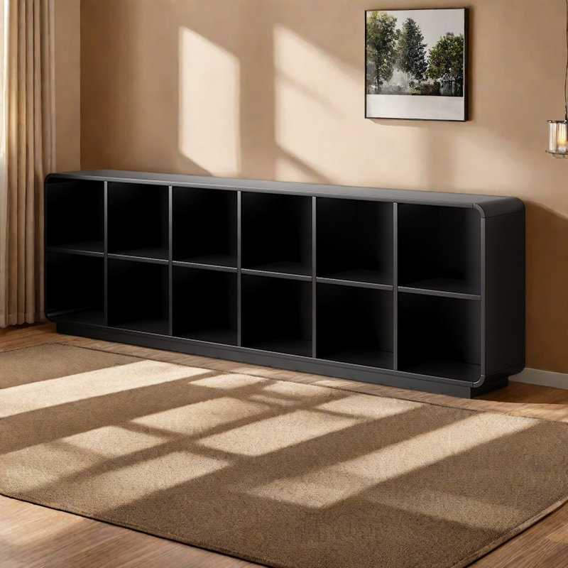 Classically elegant bookcase, (2 Shelves) 31.4"H x 94.4"W x 11.8"D