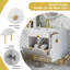  Meuble-lavabo 36 po avec lavabo en résine, armoire de rangement moderne avec portes à fermeture douce, blanc