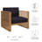 Teak Wood Outdoor Patio Armchair-546466695