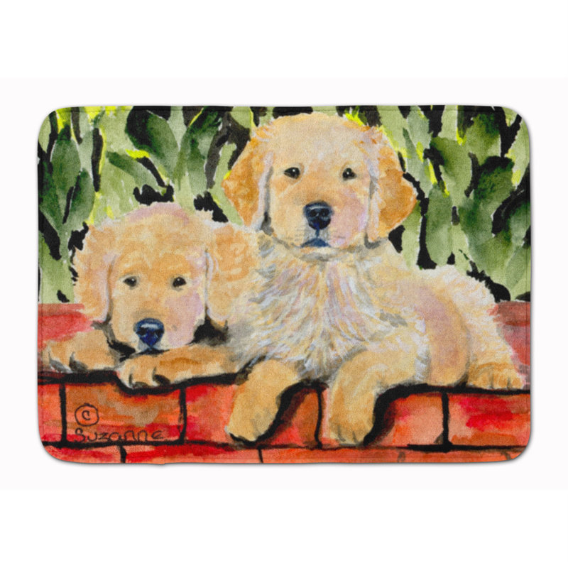 Tapis pour salle de bain à mousse mémoire retriever