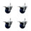 Solid Polyurethane Swivel Stem Caster