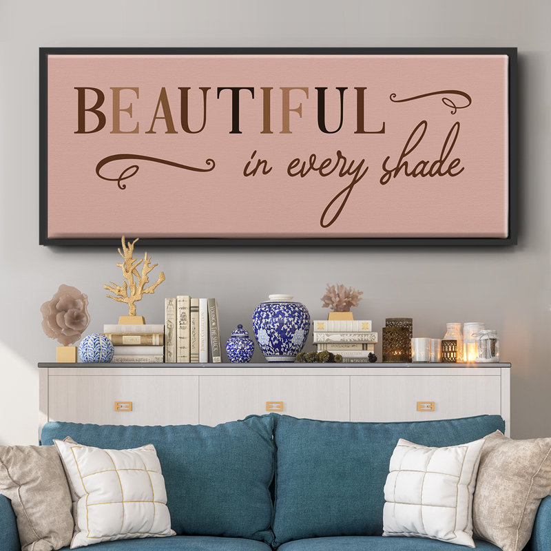 Every Shade - Toile encadrée, H 24 po x l 60 po