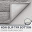 Romaio Microfiber / Microsuede Non-Slip Bath Rug