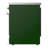 Majestic III Series 30 Inch Induction Range with 4 Induction Elements in Emerald Green (Chrome Trim)-124828787-124828791