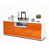 High-gloss Orange / Matte White