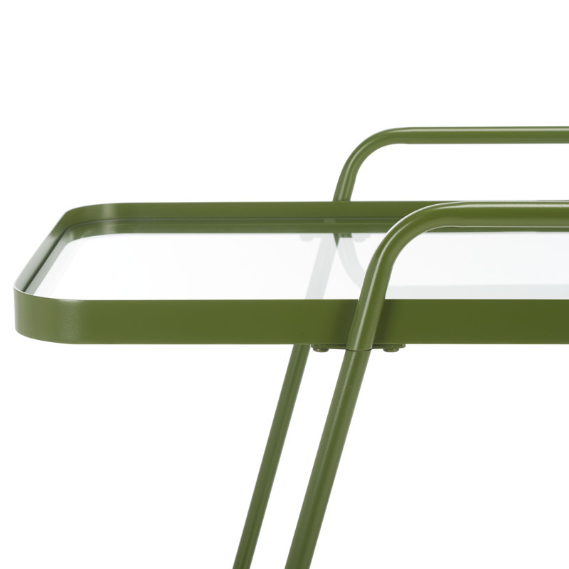 Adonys Serving Cart, Green