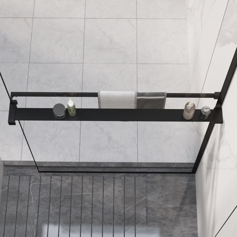 Adhesive Shower Shelf, 3cm H x 90cm W x 15.5cm D