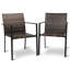Fauteuil de patio empilable Lakeyshia