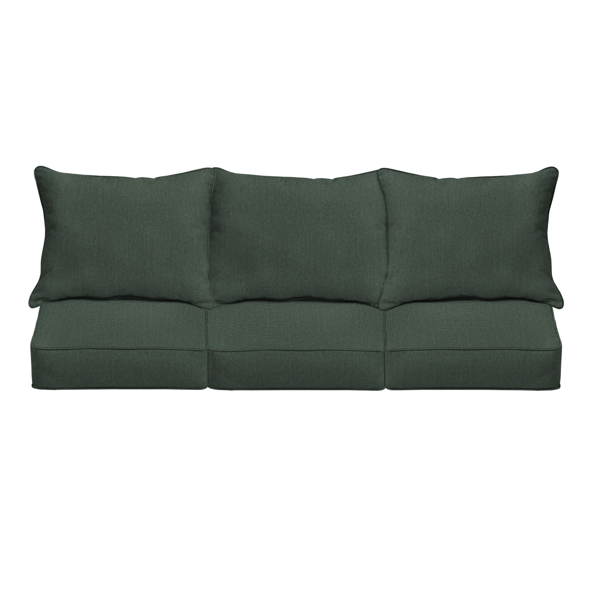Davana Outdoor Sofa, Dark Green, 29" W x 27" D