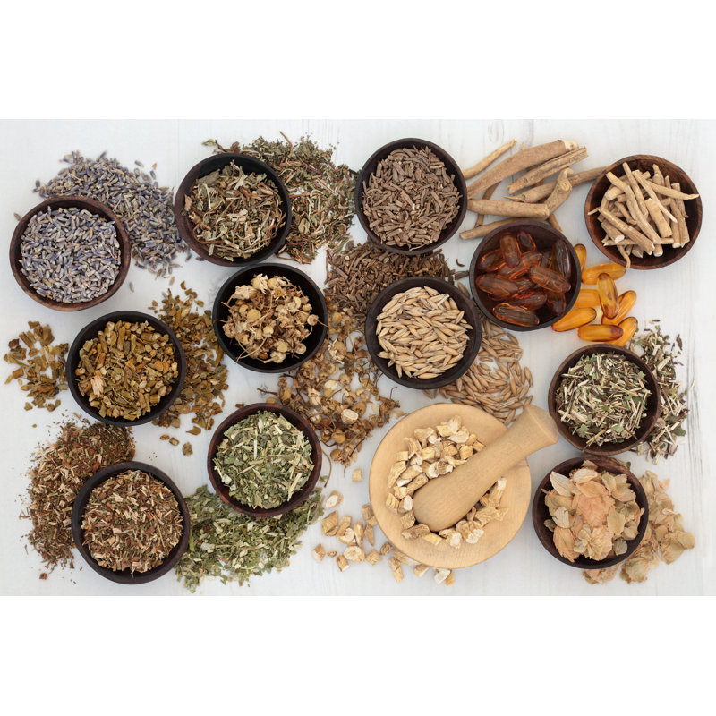 Herb Selection by Marilyna - Wrapped Canvas Print, 20cm H x 30cm W