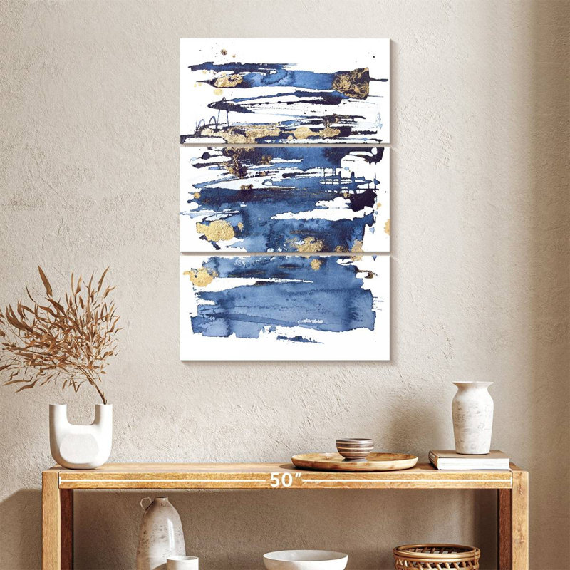 Avery Blue Rapture II, 38" H x 24" W