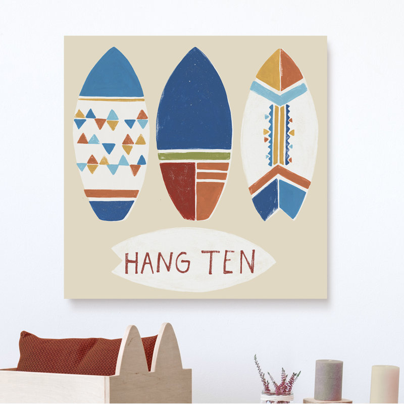 Perrone «Surf's Up! «I», reproduction sur toile tendue, H 48 po x l 48 po x P 1,5 po