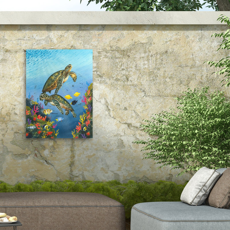 Toile d'extérieur Dave Bartholet Paradise, H 14 po x l 19 po