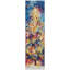 Tapis bleu marine lavable à la machine arbre de Noël intérieur / extérieur Xhevrie-1011192464
