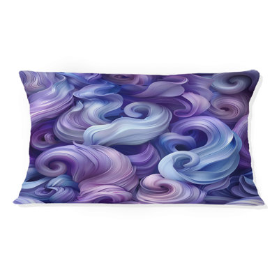 Coussin lavande fluide Dreams II - Modern