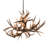 10 - Light Antler Dimmable Empire Chandelier