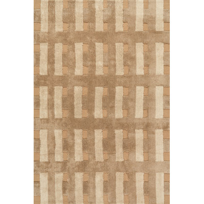 Hand-Woven Geometric Rug