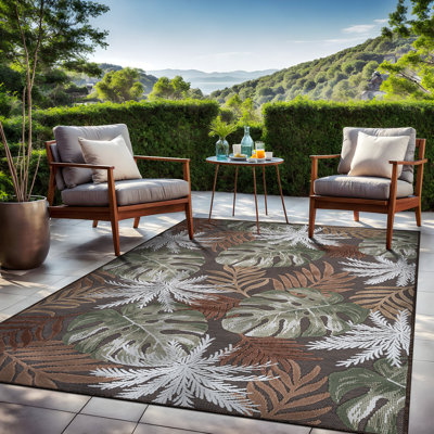 Tapis floral d'intérieur pour l'extérieur