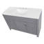 Meuble-lavabo simple avec plateau Nimay 48,5 po