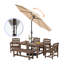 Parasol de marché avec manivelle Beka-1993200658-1941327333