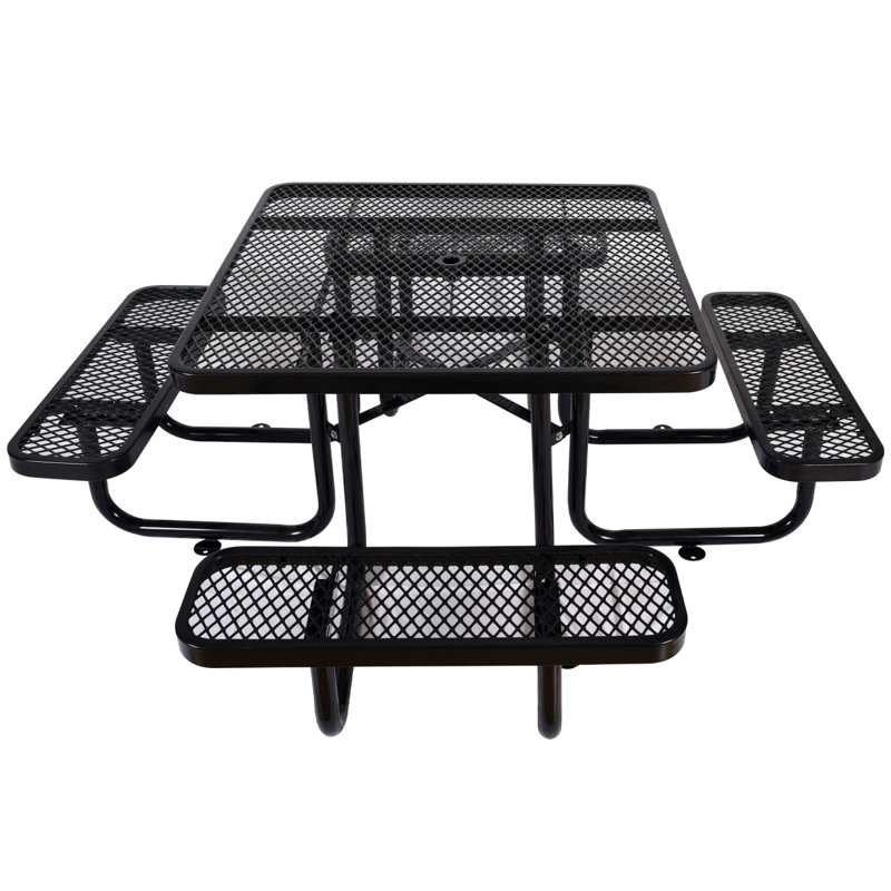 Table de pique-nique carrée 46 po