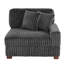 Upholstered Side Chair with Footstool-267339699