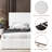 Hydraulic Lift Up Storage Velvet Upholstered Platform Bed-115143021-115143022