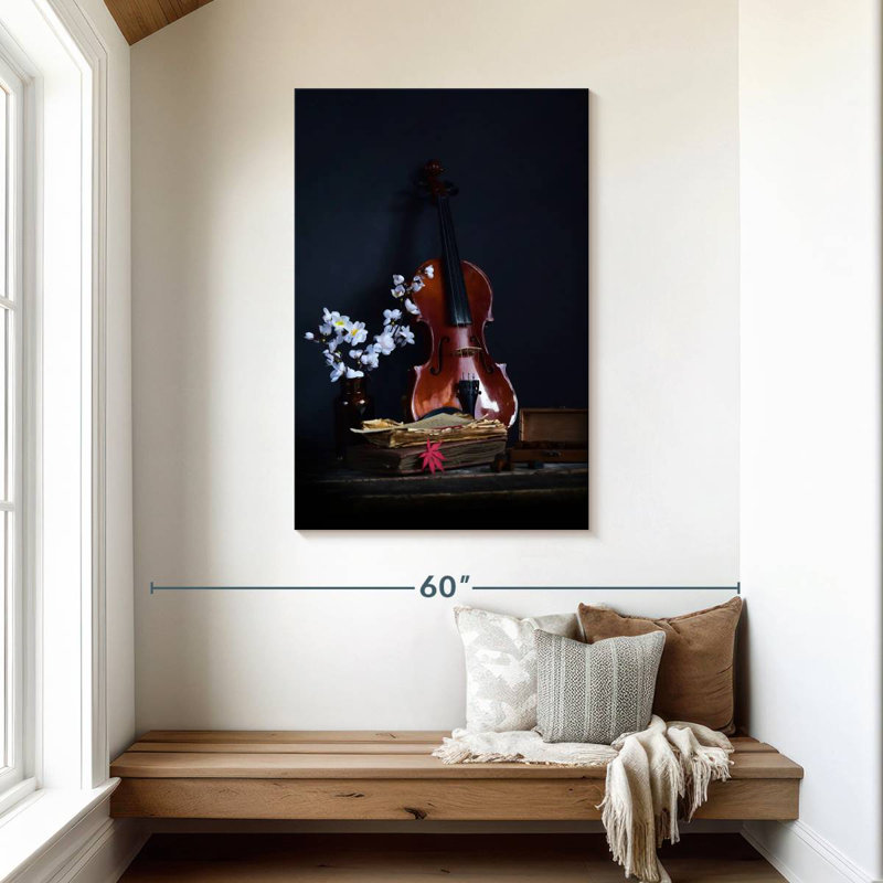 Abarca Violon Decor, H 45 po x l 30 po