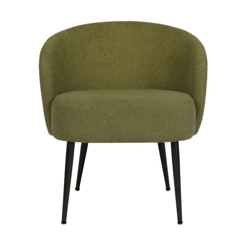 Upholstered Armchair, Green