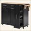 Îlot de cuisine avec abattant, chariot de rangement de cuisine avec organisateur à 3 niveaux, support de rangement interne, chariot de cuisine sur roulettes avec porte-serviettes, 2 tiroirs, pour la cuisine-685382194